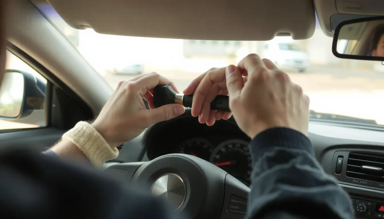 volant bloqué et clé ne tourne pas